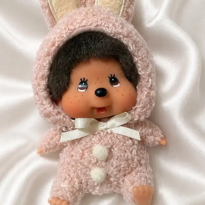 [BUNJANG] Monchhichi Bunny SS Keychain / 신상 바니 몬치치 SS키체인