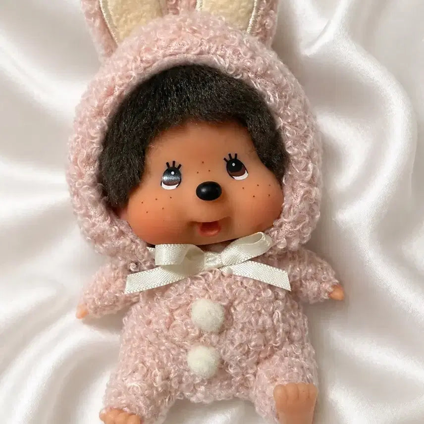 [BUNJANG] Monchhichi Bunny SS Keychain / 신상 바니 몬치치 SS키체인