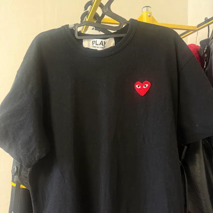 [BUNJANG] Comme des Garcons Red Heart Logo T-shirt / 꼼데가르송 레드하트 로고 반팔