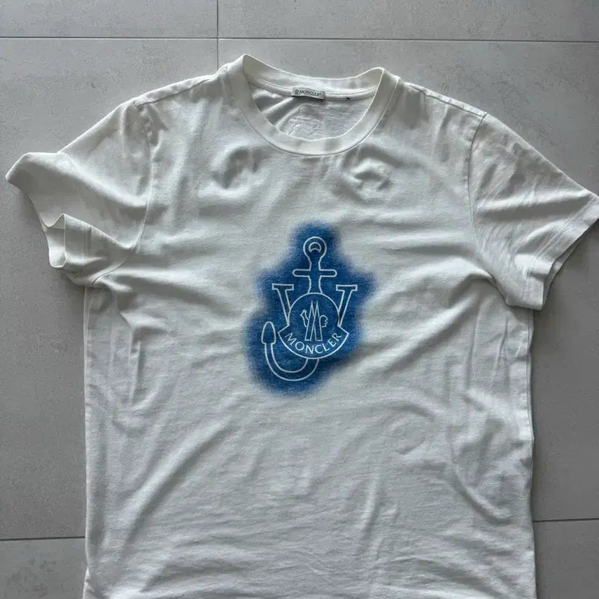 [BUNJANG] Moncler x JW Anderson Short Sleeve T-shirt (White, M) / 몽클레르 X JW 앤더슨 반팔티 M 팝니다