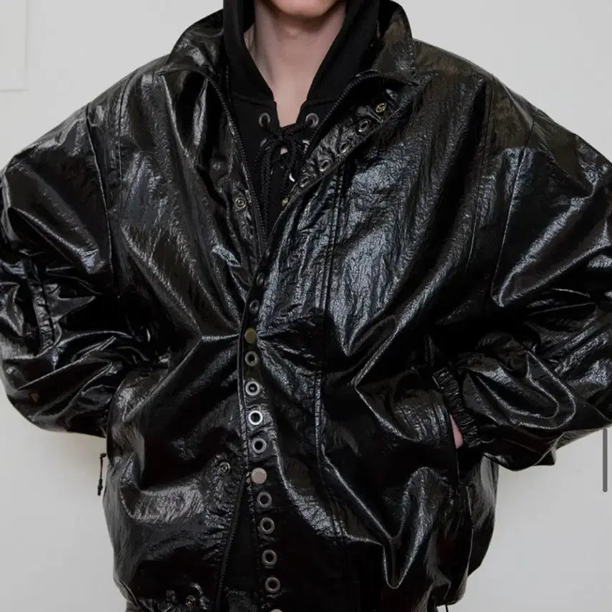[BUNJANG] ESC Studio Eyelet Windbreaker Jacket / ESC studio 아일렛 윈드브레이커 자켓