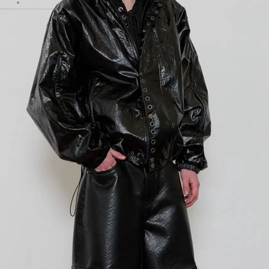 [BUNJANG] ESC Studio Eyelet Windbreaker Jacket / ESC studio 아일렛 윈드브레이커 자켓