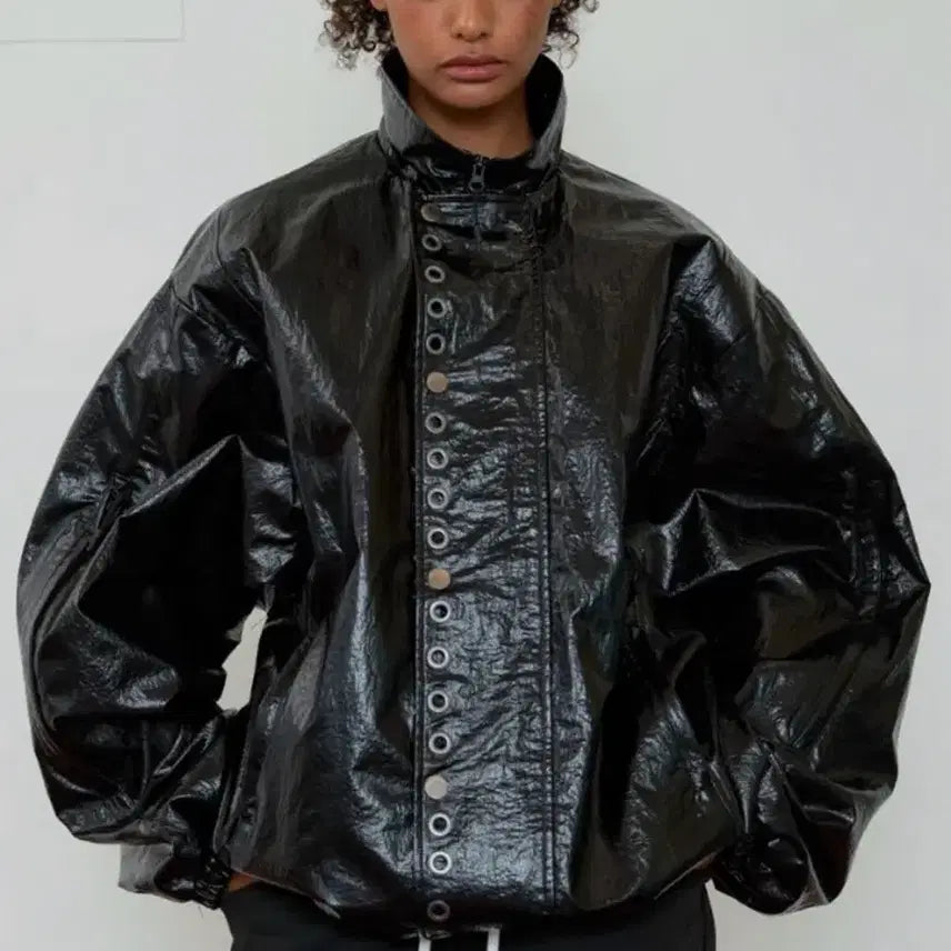 [BUNJANG] ESC Studio Eyelet Windbreaker Jacket / ESC studio 아일렛 윈드브레이커 자켓