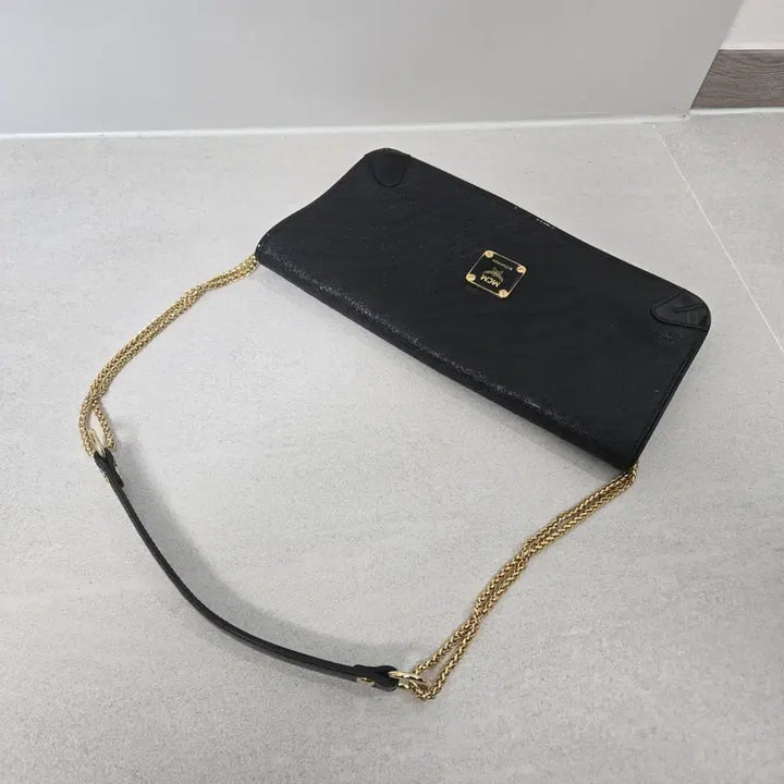 [BUNJANG] MCM Black Leather Shoulder Bag / Clutch Bag / MCM 엠씨엠 상태굿 멋스러운 숄더겸  클러치백