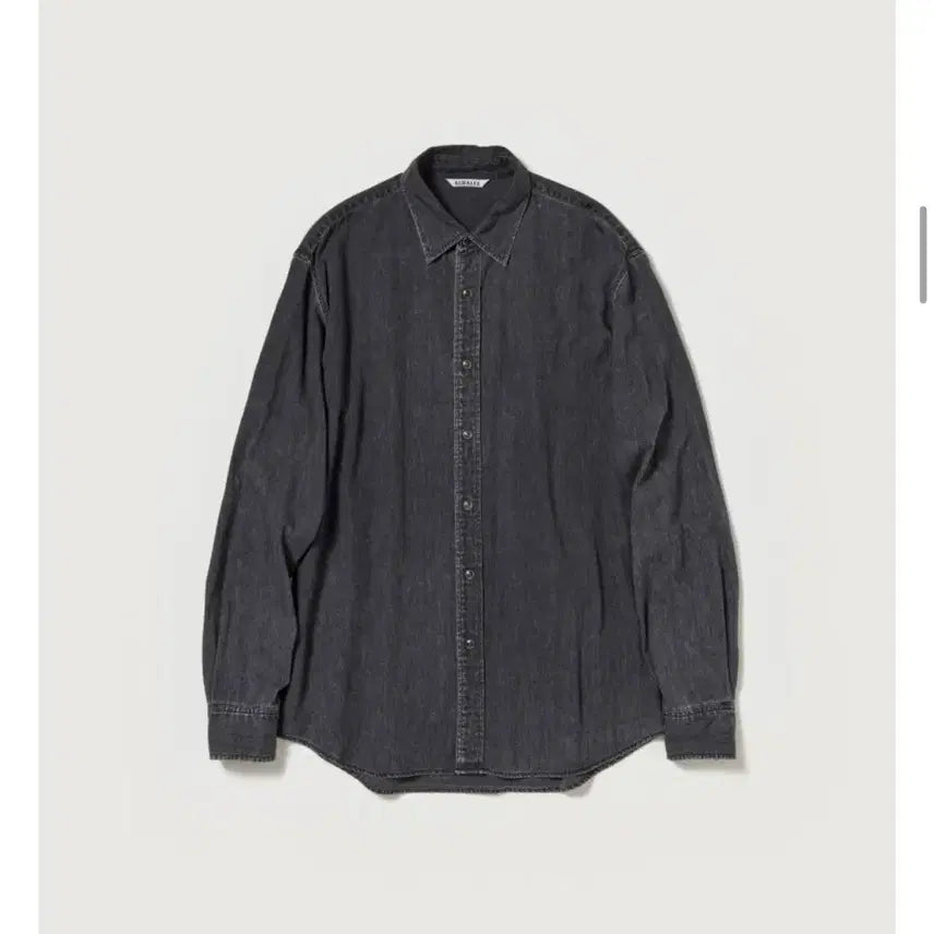 [SOLD OUT] 24ss 오라리 셀비지 슈퍼라이트 데님 셔츠 5