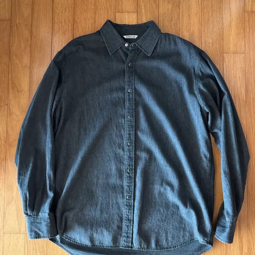 [SOLD OUT] 24ss 오라리 셀비지 슈퍼라이트 데님 셔츠 5