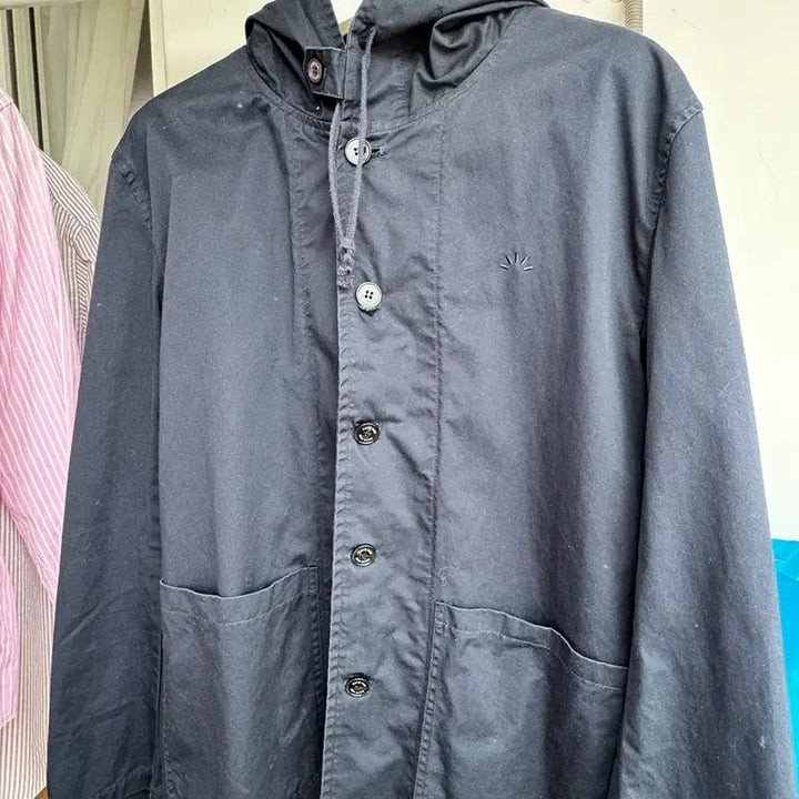 [BUNJANG] Havehad City Cotton Hooded Jacket Navy Size 2 / Havehad 시티 코튼 후드자켓 2사이즈 네이비