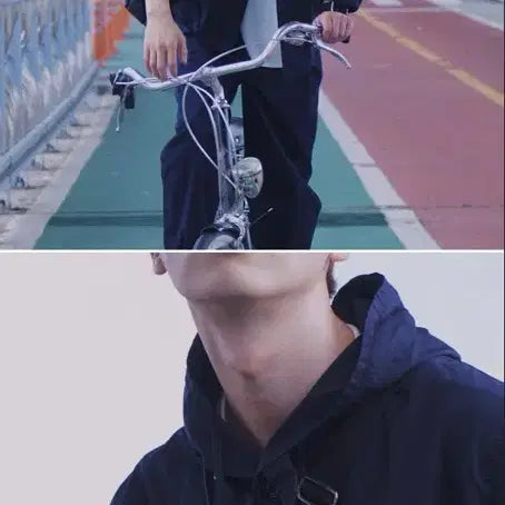 [BUNJANG] Havehad City Cotton Hooded Jacket Navy Size 2 / Havehad 시티 코튼 후드자켓 2사이즈 네이비