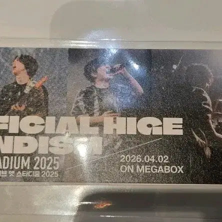 [BUNJANG] Official HIGE DANdism 2nd Week Ticket / 오피셜히게단디즘  2주차 티켓