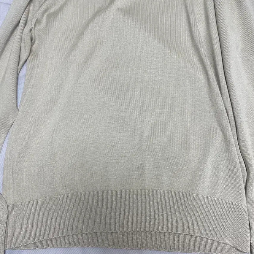 [BUNJANG] Time Homme Silk Knit Top (23SS) / 타임옴므 실크 니트 바닐라(23SS)
