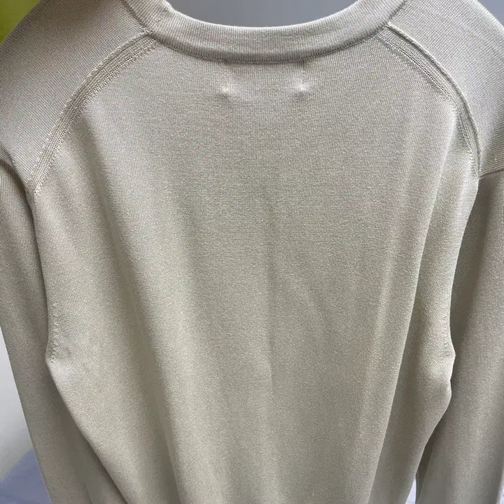 [BUNJANG] Time Homme Silk Knit Top (23SS) / 타임옴므 실크 니트 바닐라(23SS)