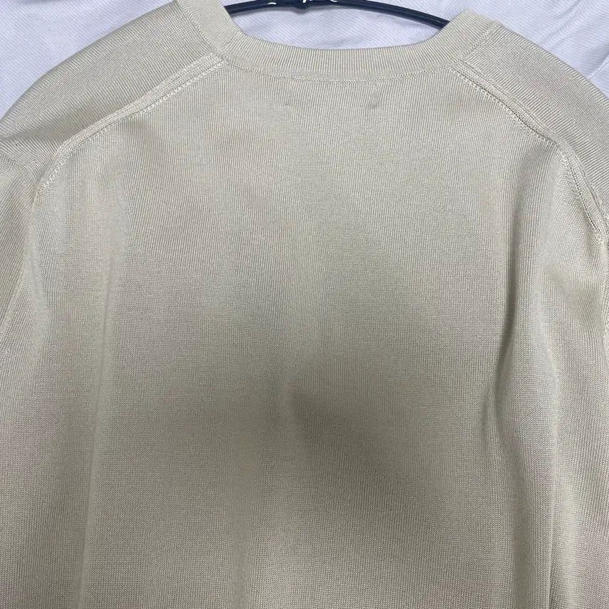 [BUNJANG] Time Homme Silk Knit Top (23SS) / 타임옴므 실크 니트 바닐라(23SS)