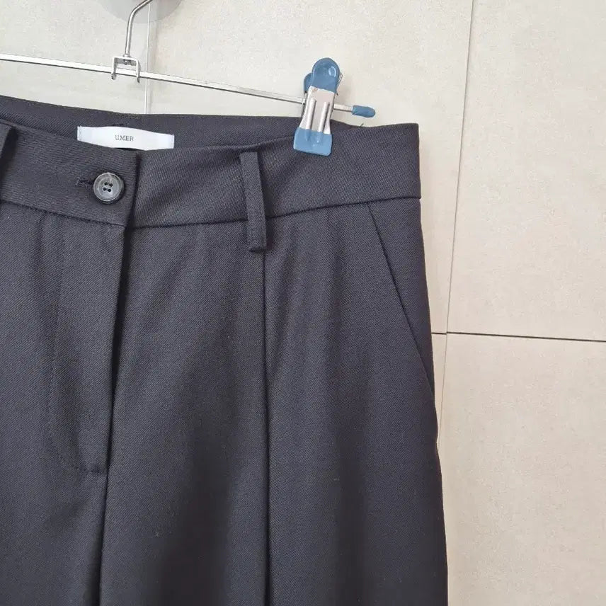 [BUNJANG] YUMMER Elle Wide Slacks Black Pants / 유메르 엘르 와이드 슬랙스 블랙 2싸이즈m 새상품