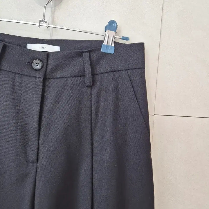 [BUNJANG] YUMMER Elle Wide Slacks Black Pants / 유메르 엘르 와이드 슬랙스 블랙 2싸이즈m 새상품