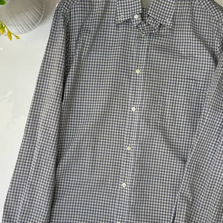 [BUNJANG] Brunello Cucinelli Brown Check Cotton Shirt / 브루넬로 쿠치넬리 브라운 체크 코튼셔츠