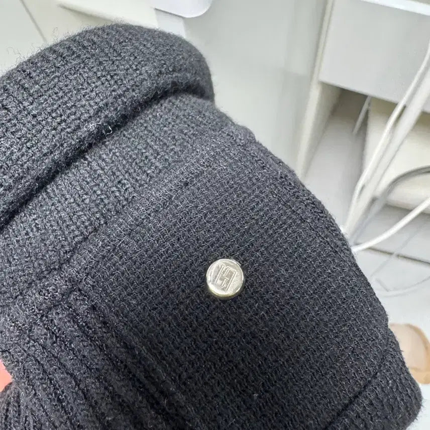 [BUNJANG] System Homme Black Knit Pullover Polo Size 105 / 시스템옴므 블랙니트 풀오버 폴로 105사이즈