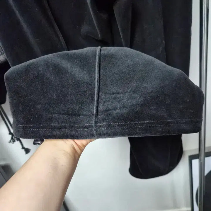 [BUNJANG] Polytelure Velour Track Pants 1-Line Black / [2] 폴리테루 벨루어 트랙 팬츠 1라인 블랙
