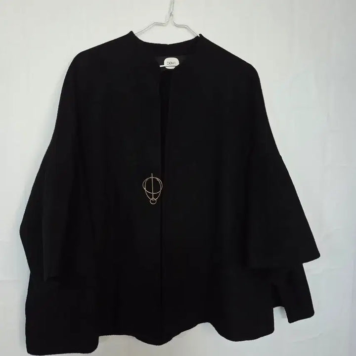 [BUNJANG] DEWL Black Cape Coat - Free Size / DEWL 블랙 케이프 코트 여성 Free 새거수준