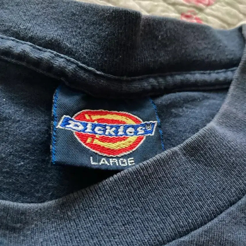 [BUNJANG] Dickies Pocket T-shirt Navy L / 빈티지 Dickies 디키즈 포켓 반팔 티셔츠 미국제 네이비 L
