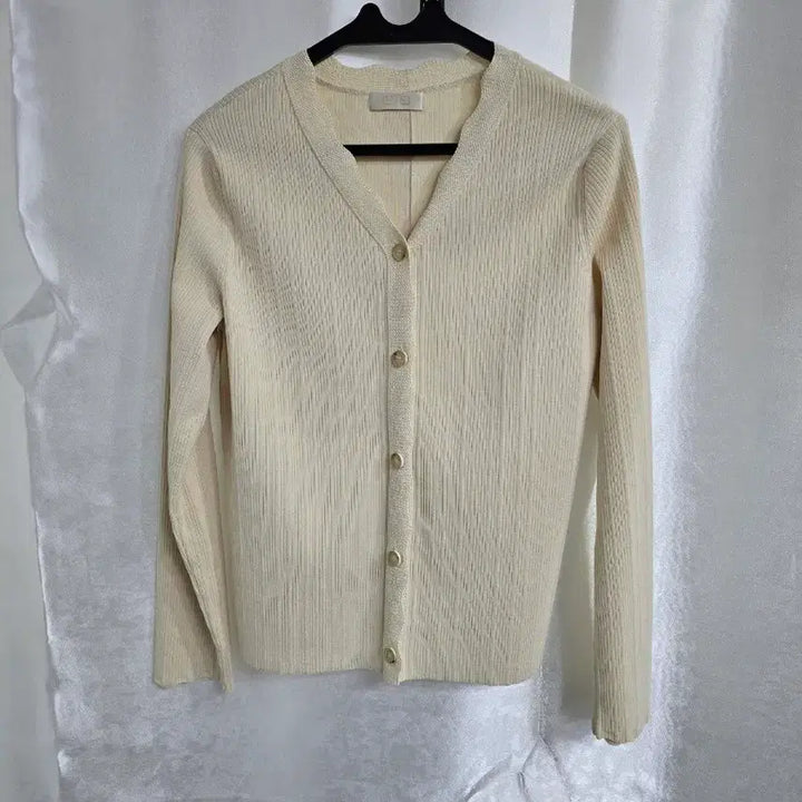 [SOLD OUT] SJSJ 아이보리 골지 니트 가디건 (1933)