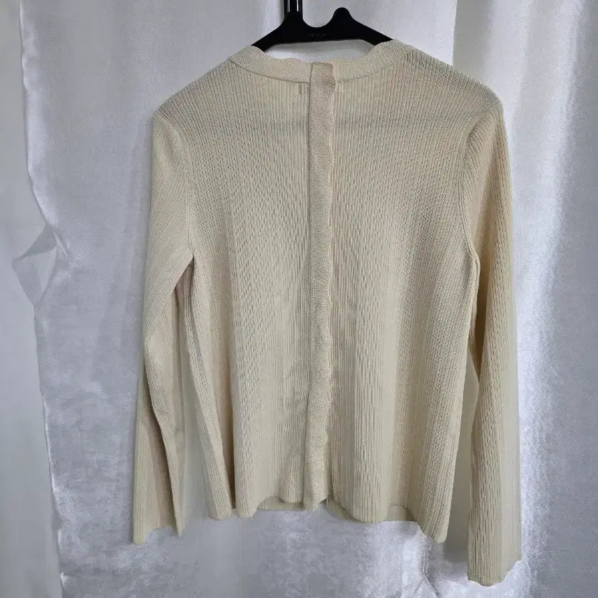 [SOLD OUT] SJSJ 아이보리 골지 니트 가디건 (1933)