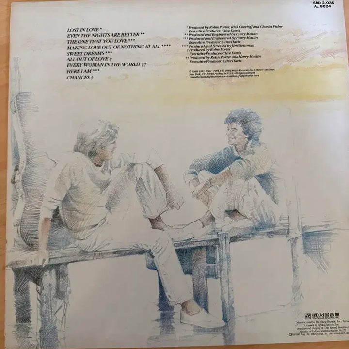 [BUNJANG] Air Supply Best Album LP / Ain supply lp