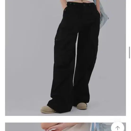 [SOLD OUT] OOTJ 카고바지 블랙 S