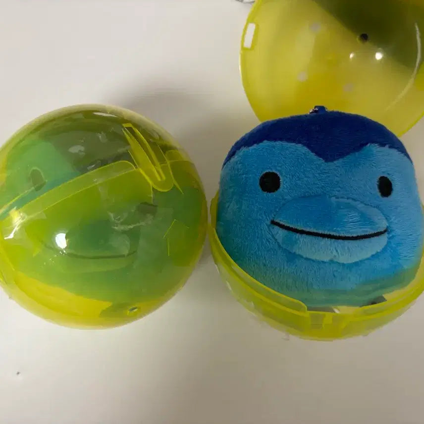 [BUNJANG] Tamagotchi Face Keychain Jinjirochi Gacha / 다마고치 얼굴인형 페이스 키링 긴지로치 가챠