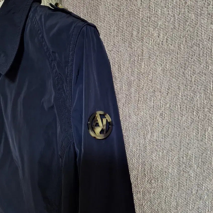 [BUNJANG] Giorgio Armani Jeans Navy Trench Coat Size 38 / 아르마니진 네이비 바바리코트 38사이즈