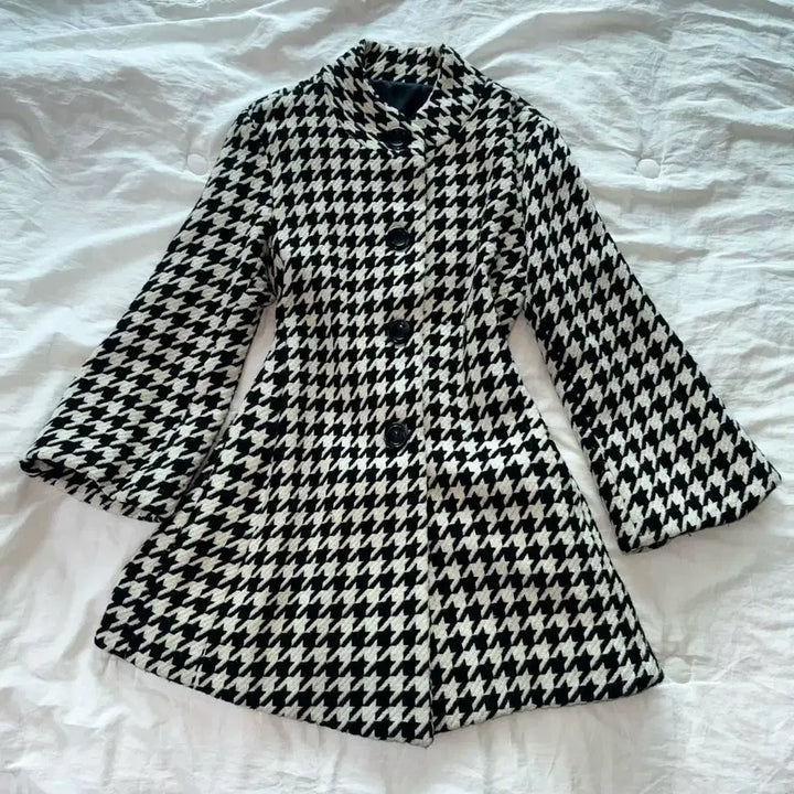[BUNJANG] Vintage Y2K Pattern Coat / 패턴 코트 빈티지 y2k 구제 캐주얼 긱시크 일본빈티지 하구미 로맨틱고딕