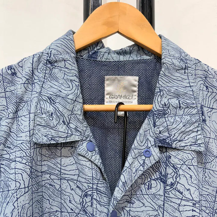 [BUNJANG] Gramicci Graphic Nylon Camp Shirt Set / 그라미치 그래픽 나일론 반팔셋업 세트 캠프셔츠 4387