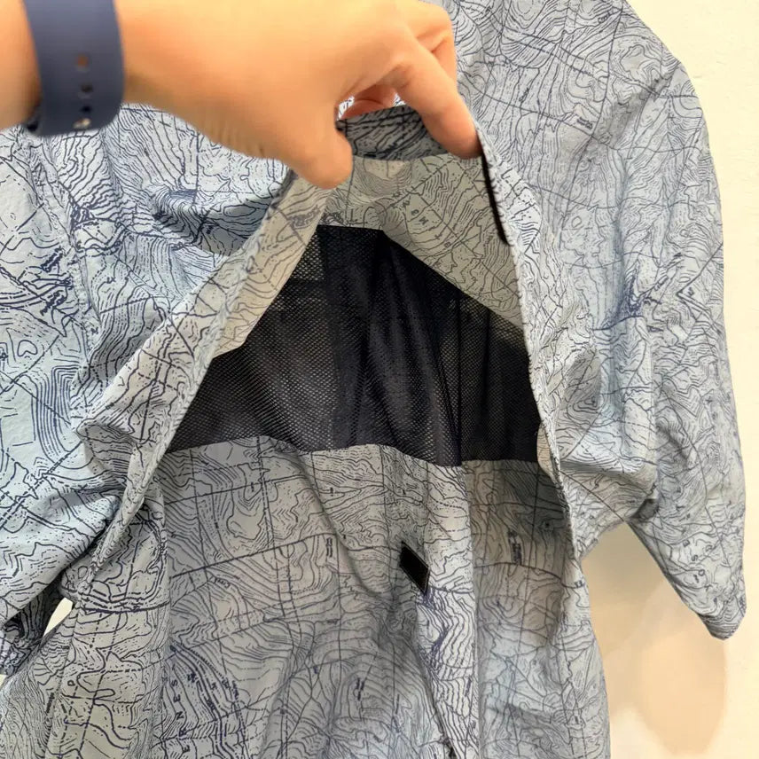 [BUNJANG] Gramicci Graphic Nylon Camp Shirt Set / 그라미치 그래픽 나일론 반팔셋업 세트 캠프셔츠 4387