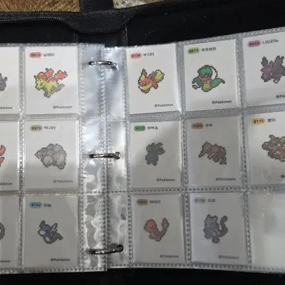 [BUNJANG] Pokemon Tteokbokki Seal Pixel Rare Seal / 포켓몬 띠부씰 픽셀 레어씰 포함