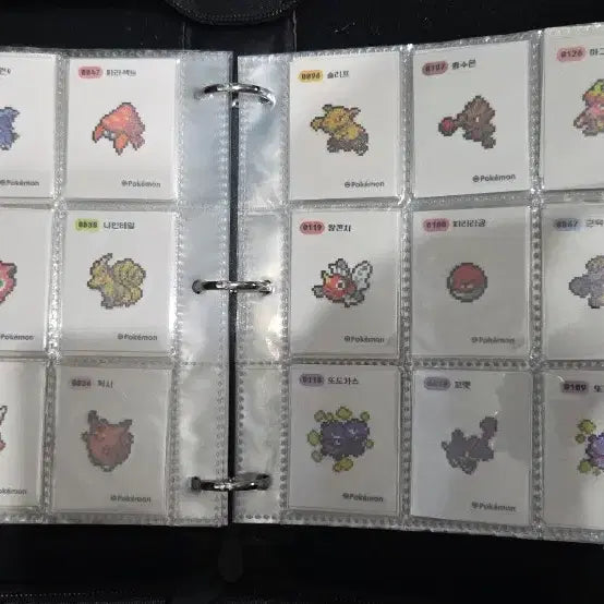 [BUNJANG] Pokemon Tteokbokki Seal Pixel Rare Seal / 포켓몬 띠부씰 픽셀 레어씰 포함