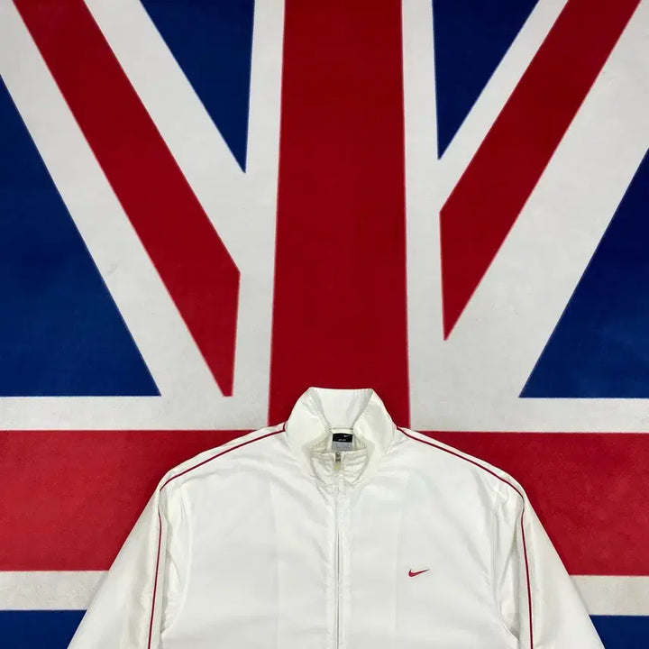 [BUNJANG] Nike 00s White Windbreaker XXL / 나이키 00s 화이트 바람막이 XXL