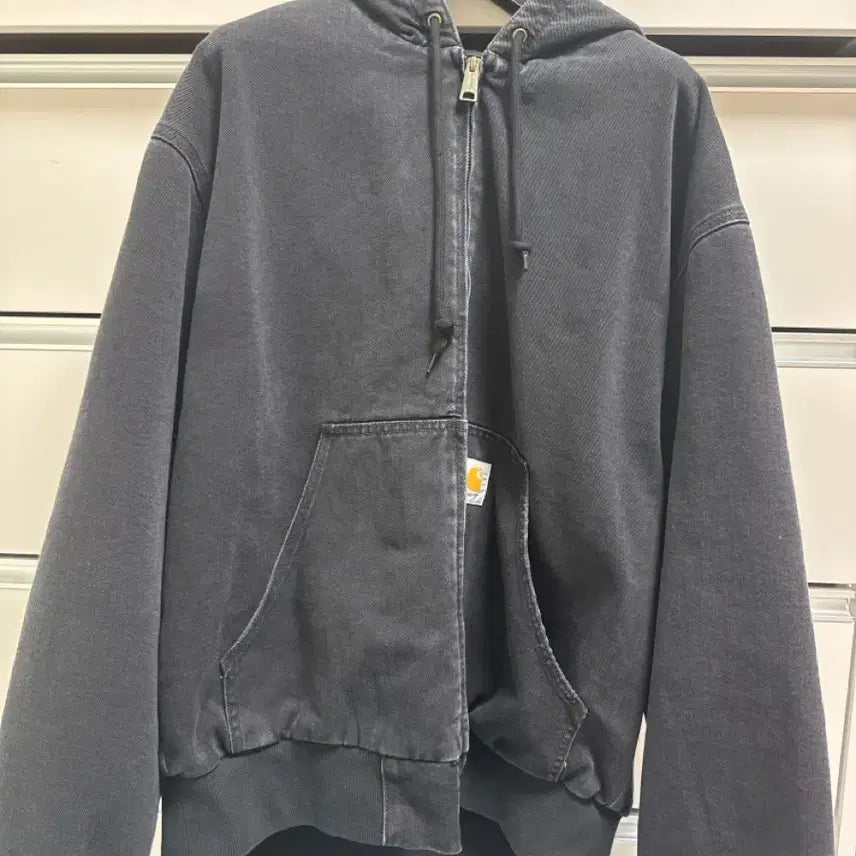 [SOLD OUT] 칼하트 WIP 메이틀랜드 데님 OG 액티브 자켓 블랙 스톤 워시드