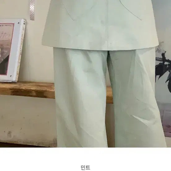 [BUNJANG] 바이씨니 제작 하트포켓랩pt 바지 / 바이씨니 제작 하트포켓랩pt 바지