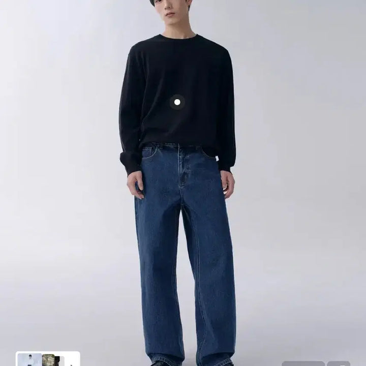 [BUNJANG] Wide Fit Denim Pants / 와이드 데님팬츠(무신사)