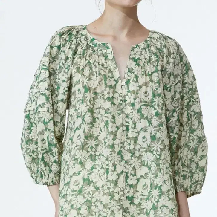 [BUNJANG] Athe Vanessa Bruno Floral Blouse / 아떼바네사부르노 블라우스