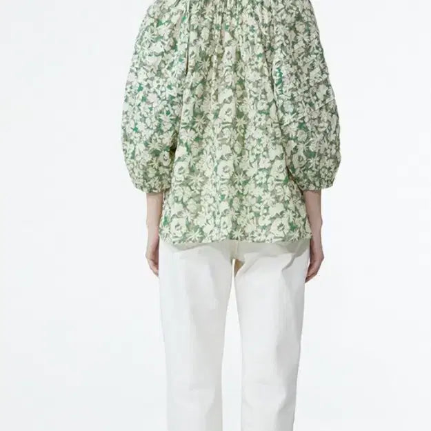 [BUNJANG] Athe Vanessa Bruno Floral Blouse / 아떼바네사부르노 블라우스
