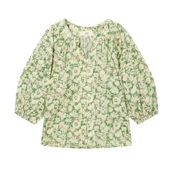 [BUNJANG] Athe Vanessa Bruno Floral Blouse / 아떼바네사부르노 블라우스