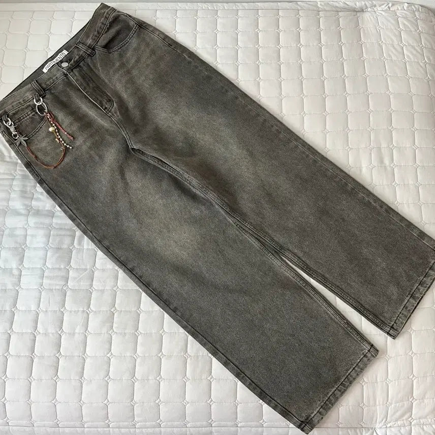 [BUNJANG] Partmento Handmade Keychain Denim Pants Black L / 새상품) 파르티멘토 핸드메이드 키체인 데님 팬츠 블랙 L
