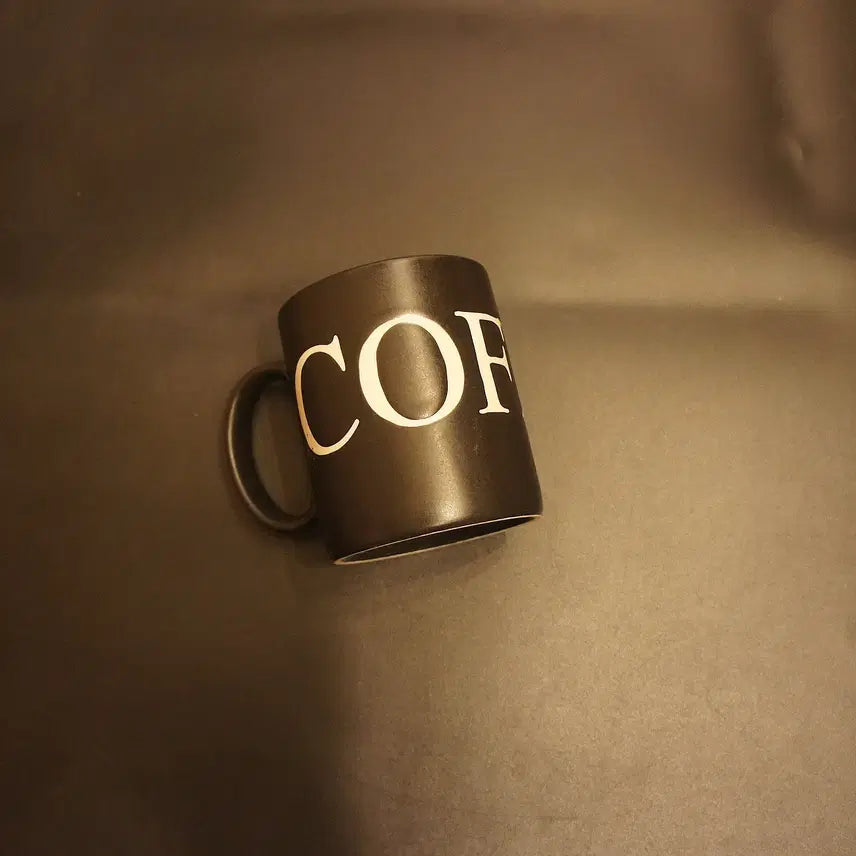 [BUNJANG] Vintage Black Coffee Mug Cup / 블랙 빈티지한 커피 머그컵 커피잔UU