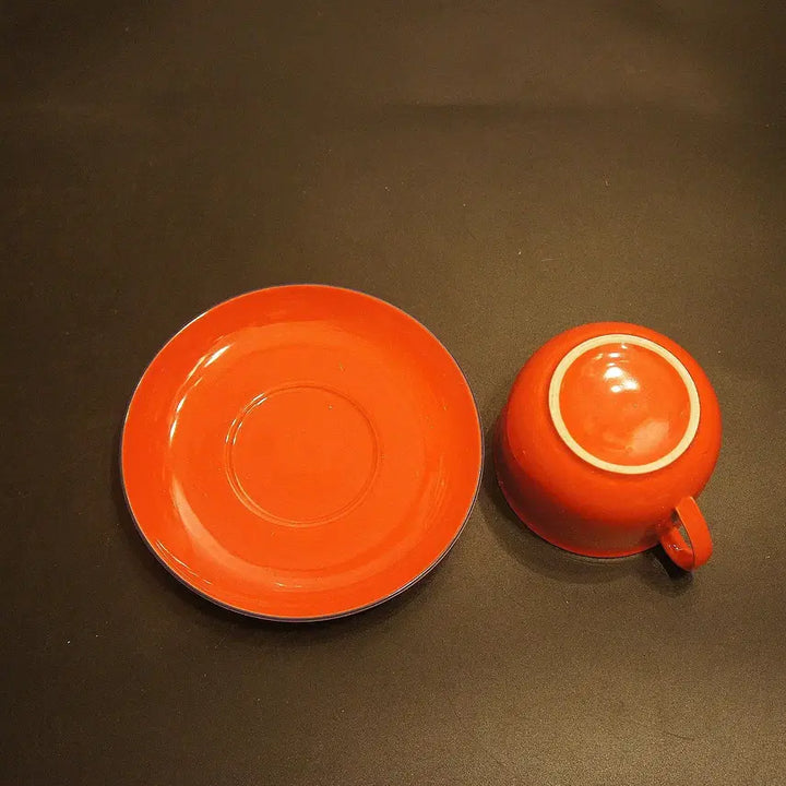 [BUNJANG] Tognana Vintage Coffee Cup Set with Saucers (Set of 3) / 3개세트일괄 차잔 빈티지커피잔 빈티지소품 엔틱접시 빈티지접시 소품UU