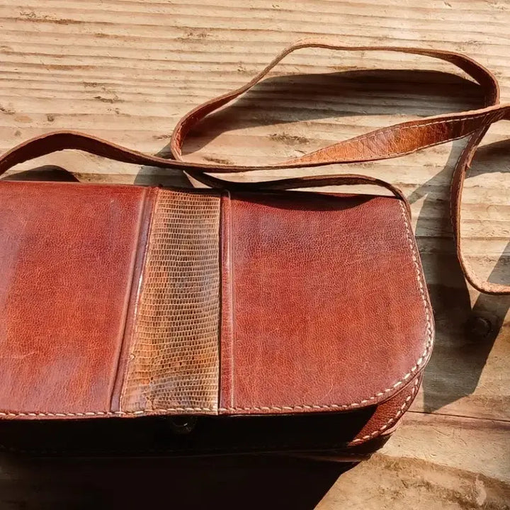 [BUNJANG] Real Snake Skin Handbag / 나이지리아산 리얼 뱀피 핸드백