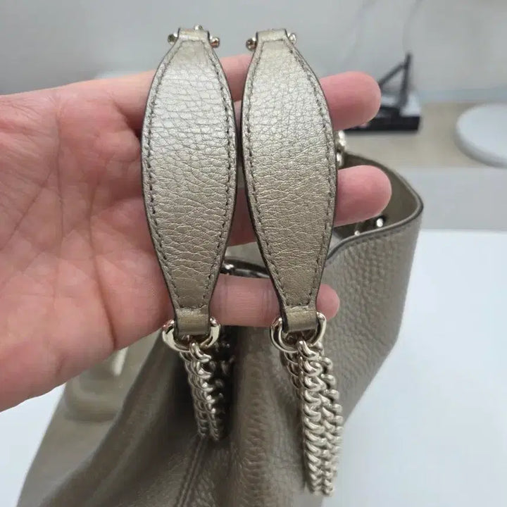 [BUNJANG] Gucci Soho Metallic Shoulder Bag / 구찌 소호 메탈릭 숄더백