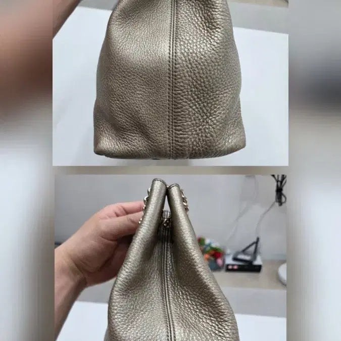 [BUNJANG] Gucci Soho Metallic Shoulder Bag / 구찌 소호 메탈릭 숄더백