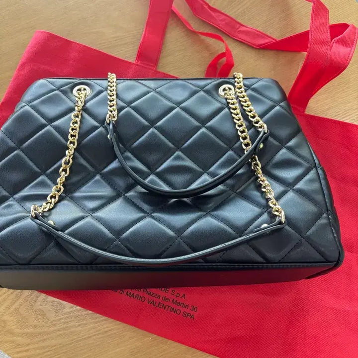 [BUNJANG] Valentino Ada Chain Shopper Bag / 발렌티노 숄더백 에이다 체인 쇼퍼백 블랙 보부상 가방 발렌티노마리오