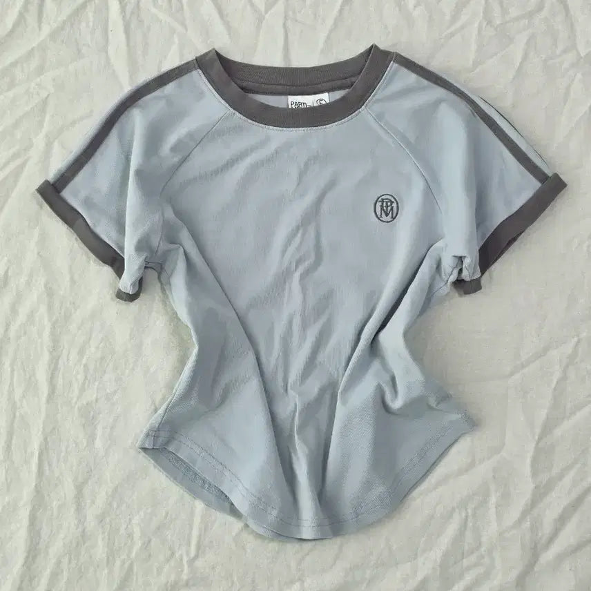 [BUNJANG] PARTI-MENTO College Stripe Ringer T-shirt / PARTI-MENTO 파르티멘토 컬리지 스트라이프 링거