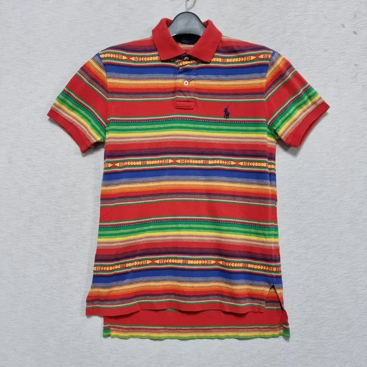 [BUNJANG] Polo Striped Short Sleeve Polo Shirt / 폴로 반팔 카라티 여55 ㅡ0416